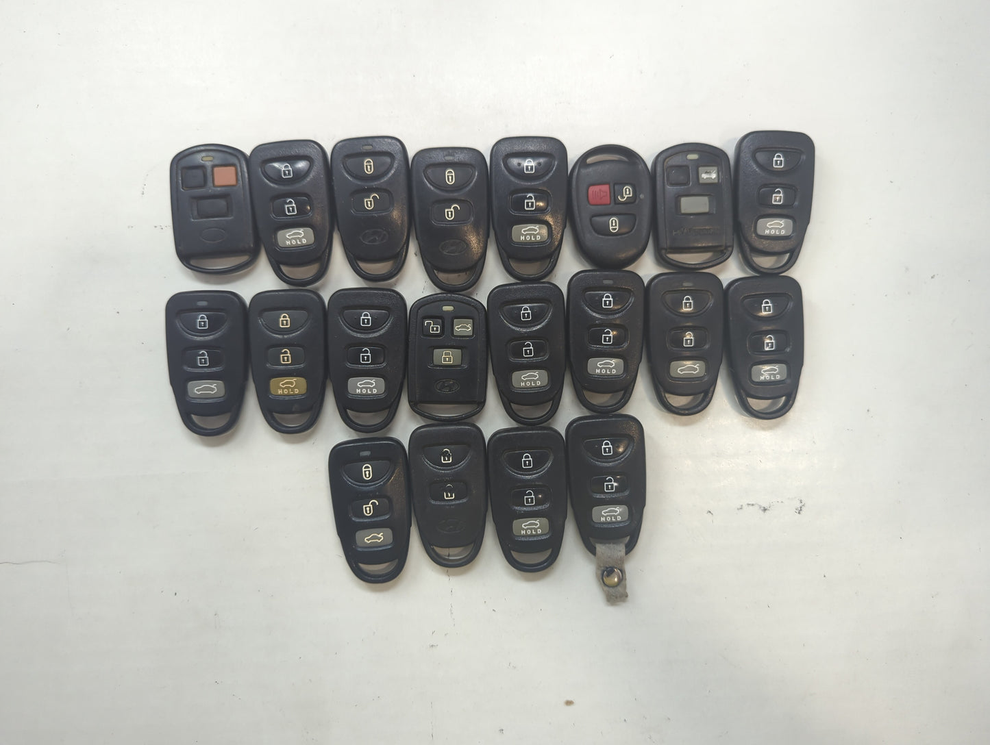 Lot of 20 Hyundai Keyless Entry Remote Fob UNKNOWN UNKNOWN - Oemusedautoparts1.com