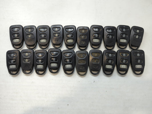 Lot of 20 Hyundai Keyless Entry Remote Fob MIXED FCC IDS MIXED PART - Oemusedautoparts1.com
