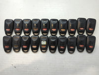 Lot of 20 Hyundai Keyless Entry Remote Fob MIXED FCC IDS MIXED PART - Oemusedautoparts1.com