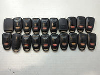 Lot of 20 Hyundai Keyless Entry Remote Fob MIXED FCC IDS MIXED PART - Oemusedautoparts1.com