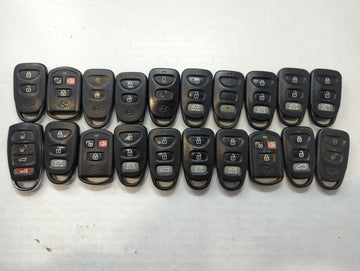 Lot of 20 Hyundai Keyless Entry Remote Fob MIXED FCC IDS MIXED PART 534961 - Oemusedautoparts1.com