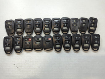 compare product Lot of 20 Hyundai Keyless Entry Remote Fob MIXED FCC IDS MIXED PART