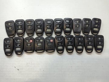 Lot of 20 Hyundai Keyless Entry Remote Fob MIXED FCC IDS MIXED PART - Oemusedautoparts1.com
