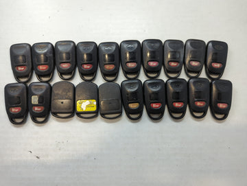Lot of 20 Hyundai Keyless Entry Remote Fob MIXED FCC IDS MIXED PART 535404