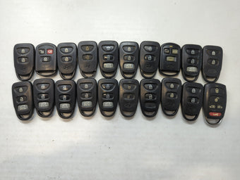 compare product Lot of 20 Hyundai Keyless Entry Remote Fob MIXED FCC IDS MIXED PART