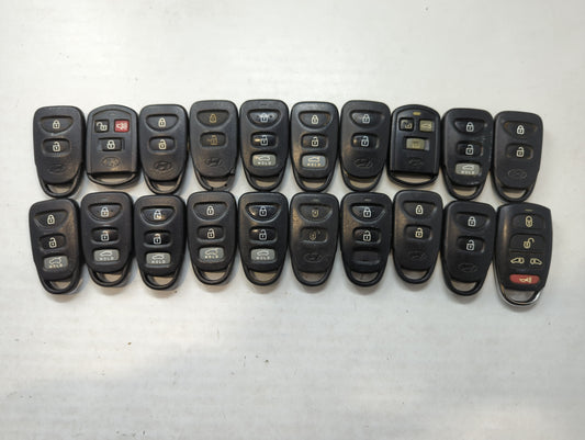 Lot of 20 Hyundai Keyless Entry Remote Fob MIXED FCC IDS MIXED PART - Oemusedautoparts1.com