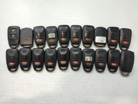 Lot of 20 Hyundai Keyless Entry Remote Fob MIXED FCC IDS MIXED PART - Oemusedautoparts1.com