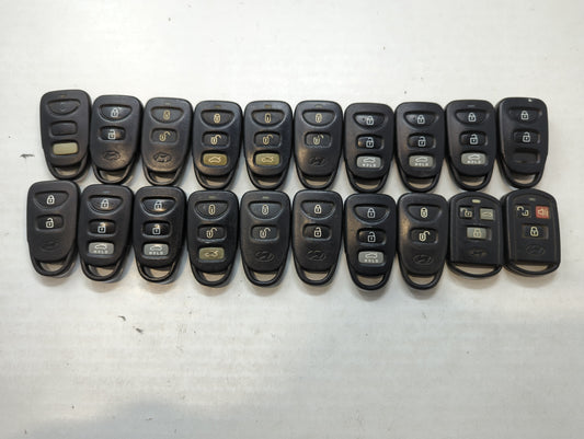 Lot of 20 Hyundai Keyless Entry Remote Fob MIXED FCC IDS MIXED PART - Oemusedautoparts1.com