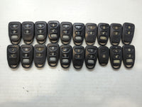 Lot of 20 Hyundai Keyless Entry Remote Fob MIXED FCC IDS MIXED PART - Oemusedautoparts1.com
