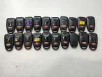 Lot of 20 Hyundai Keyless Entry Remote Fob MIXED FCC IDS MIXED PART - Oemusedautoparts1.com