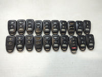 Lot of 20 Hyundai Keyless Entry Remote Fob MIXED FCC IDS MIXED PART - Oemusedautoparts1.com