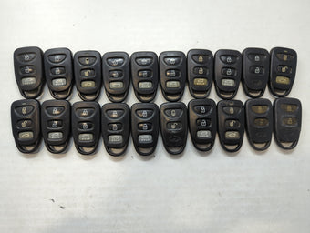 compare product Lot of 20 Hyundai Keyless Entry Remote Fob MIXED FCC IDS MIXED PART