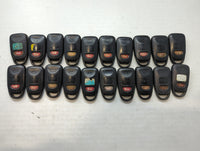 Lot of 20 Hyundai Keyless Entry Remote Fob MIXED FCC IDS MIXED PART - Oemusedautoparts1.com