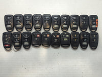 Lot of 20 Hyundai Keyless Entry Remote Fob MIXED FCC IDS MIXED PART 591696 - Oemusedautoparts1.com
