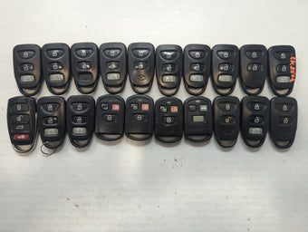 compare product Lot of 20 Hyundai Keyless Entry Remote Fob MIXED FCC IDS MIXED PART 591696
