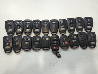 compare product Lot of 20 Hyundai Keyless Entry Remote Fob MIXED FCC IDS MIXED PART