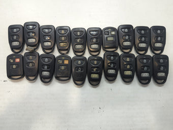 compare product Lot of 20 Hyundai Keyless Entry Remote Fob MIXED FCC IDS MIXED PART 591698