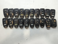 Lot of 20 Hyundai Keyless Entry Remote Fob MIXED FCC IDS MIXED PART - Oemusedautoparts1.com