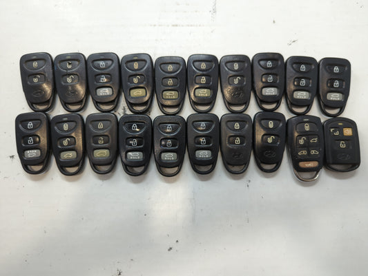 Lot of 20 Hyundai Keyless Entry Remote Fob MIXED FCC IDS MIXED PART - Oemusedautoparts1.com