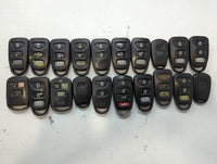 Lot of 20 Hyundai Keyless Entry Remote Fob MIXED FCC IDS MIXED PART - Oemusedautoparts1.com