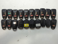 Lot of 20 Hyundai Keyless Entry Remote Fob MIXED FCC IDS MIXED PART - Oemusedautoparts1.com