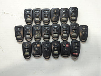 compare product Lot of 20 Hyundai Keyless Entry Remote Fob MIXED FCC IDS MIXED PART
