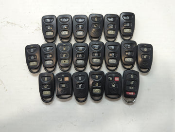 Lot of 20 Hyundai Keyless Entry Remote Fob MIXED FCC IDS MIXED PART - Oemusedautoparts1.com