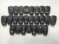 Lot of 25 Hyundai Keyless Entry Remote Fob MIXED FCC IDS MIXED PART - Oemusedautoparts1.com