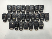 Lot of 25 Hyundai Keyless Entry Remote Fob MIXED FCC IDS MIXED PART - Oemusedautoparts1.com