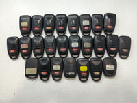 Lot of 25 Hyundai Keyless Entry Remote Fob MIXED FCC IDS MIXED PART - Oemusedautoparts1.com