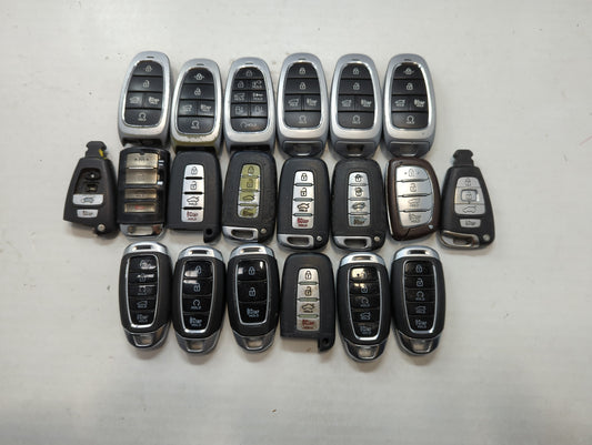 Lot of 25 Hyundai Keyless Entry Remote Fob MIXED FCC IDS MIXED PART - Oemusedautoparts1.com