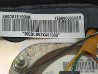 2006-2007 Hyundai Accent Air Bag Driver Left Steering Wheel Mounted Grey - Oemusedautoparts1.com