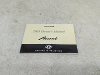 0 Hyundai Accent Owners Manual Book Guide OEM Used Auto Parts - Oemusedautoparts1.com