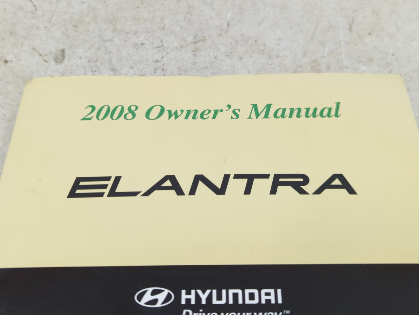 0 Hyundai Elantra Owners Manual Book Guide OEM Used Auto Parts - Oemusedautoparts1.com