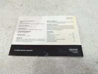 0 Hyundai Elantra Owners Manual Book Guide OEM Used Auto Parts - Oemusedautoparts1.com