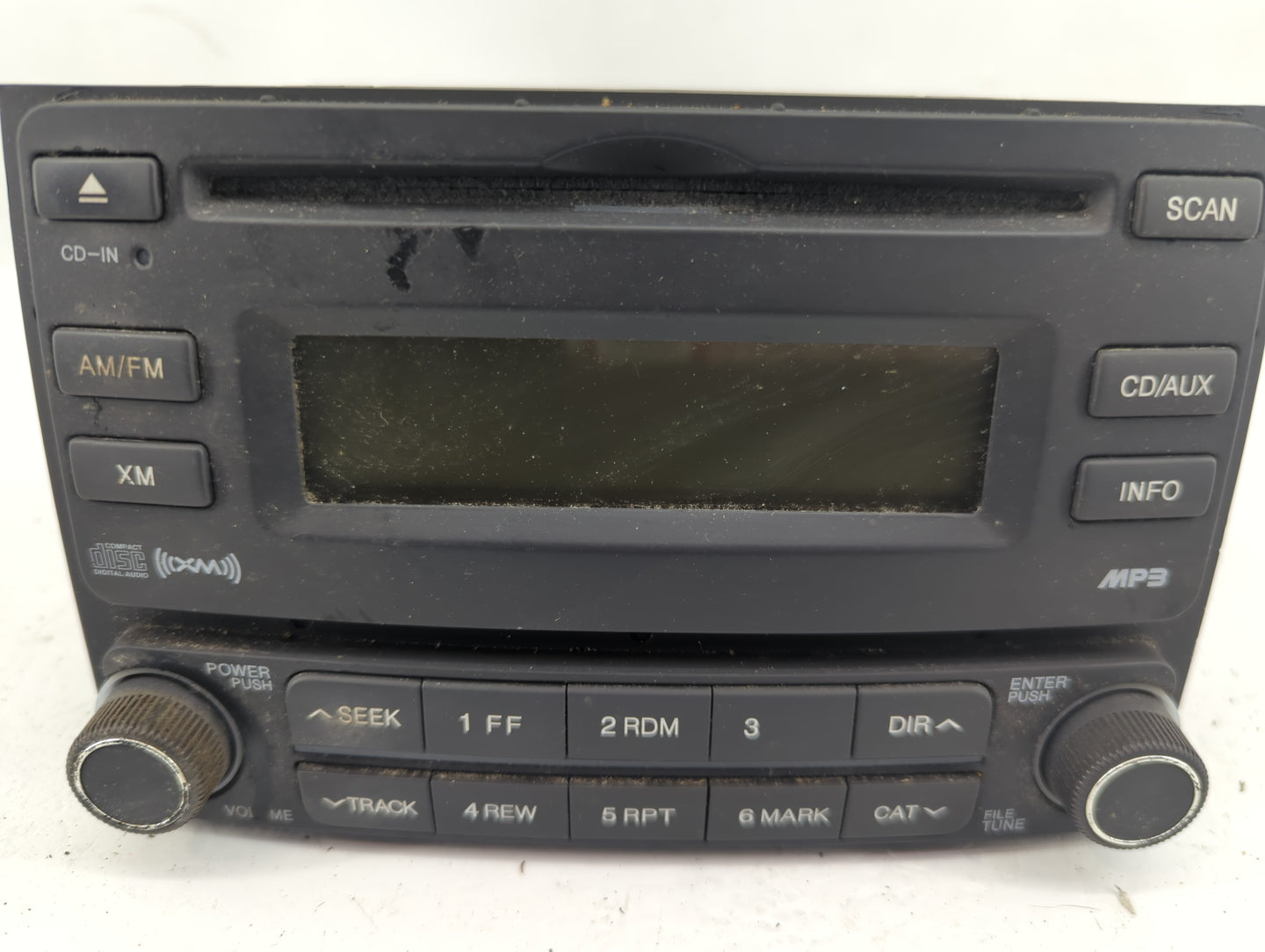 2007-2010 Hyundai Elantra Radio AM FM Cd Player Receiver Replacement Fits Fits 2007 2008 2009 2010 OEM Used Auto Parts - Oem