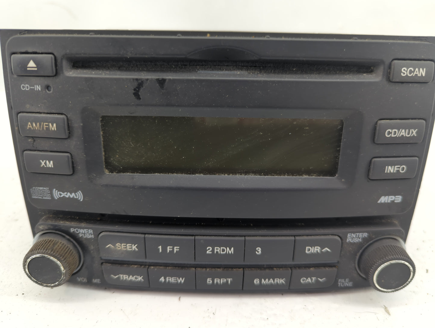 2007-2010 Hyundai Elantra Radio AM FM Cd Player Receiver Replacement Fits Fits 2007 2008 2009 2010 OEM Used Auto Parts - Oem