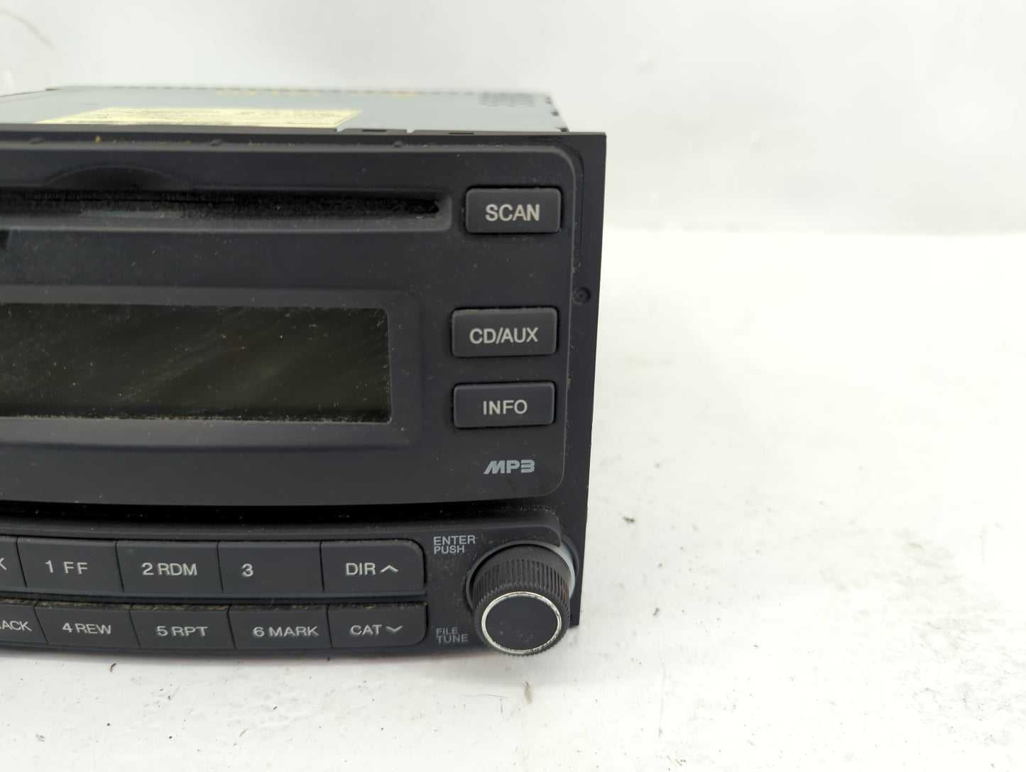 2007-2010 Hyundai Elantra Radio AM FM Cd Player Receiver Replacement Fits Fits 2007 2008 2009 2010 OEM Used Auto Parts - Oem