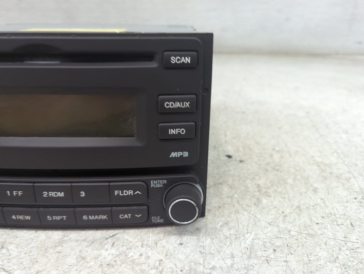 2007-2010 Hyundai Elantra Radio AM FM Cd Player Receiver Replacement Fits 2007 2008 2009 2010 OEM Used Auto Parts - Oemuseda
