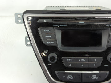 2013 Hyundai Elantra Radio AM FM Cd Player Receiver Replacement P/N:96170-3X165RA5 Fits OEM Used Auto Parts - Oemusedautopar
