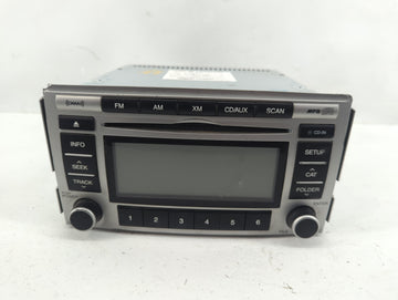 2009 Hyundai Santa Fe Radio AM FM Cd Player Receiver Replacement Fits OEM Used Auto Parts - Oemusedautoparts1.com