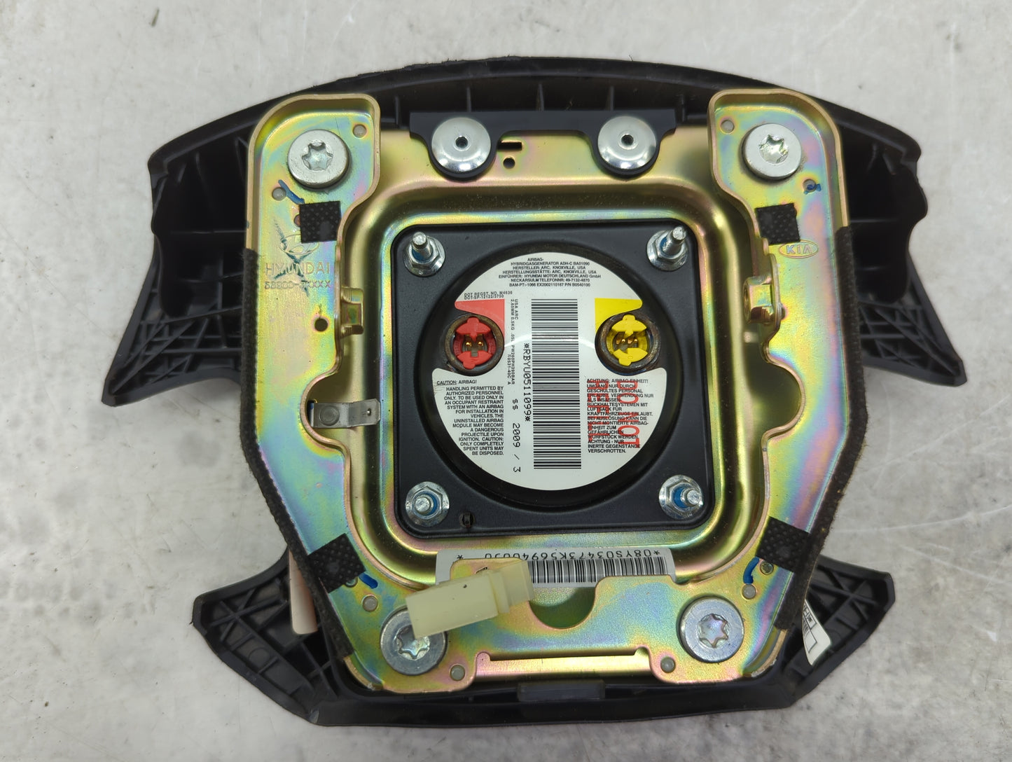 2009-2010 Hyundai Sonata Air Bag Driver Left Steering Wheel Mounted - Oemusedautoparts1.com