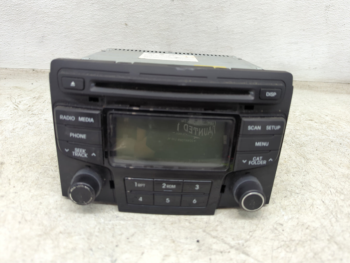 2013-2014 Hyundai Sonata Radio AM FM Cd Player Receiver Replacement Fits Fits 2013 2014 OEM Used Auto Parts - Oemusedautopar