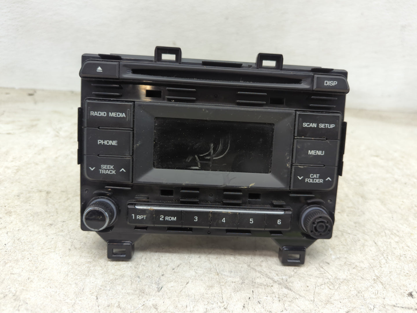 2015 Hyundai Sonata Radio AM FM Cd Player Receiver Replacement Fits OEM Used Auto Parts - Oemusedautoparts1.com