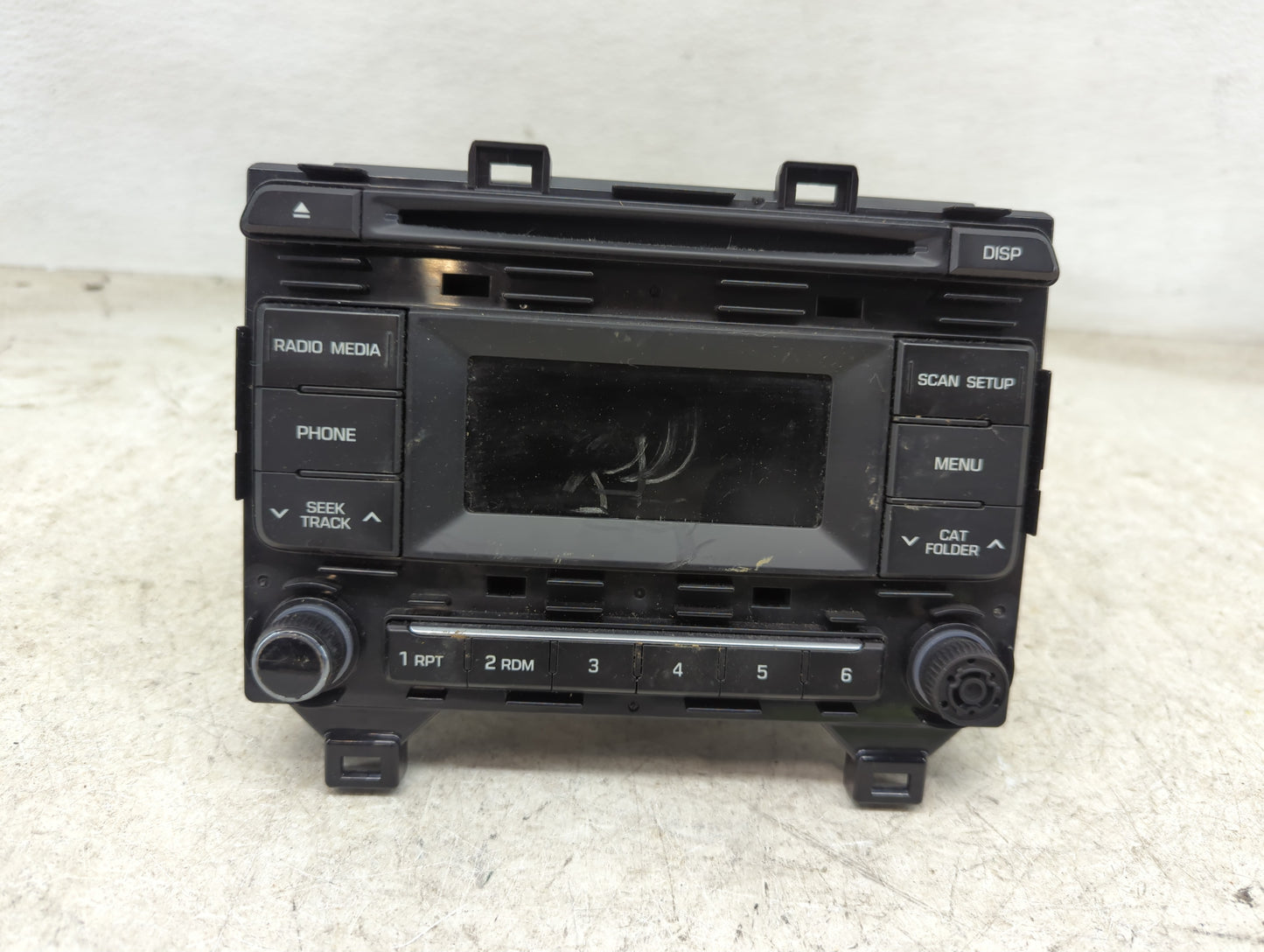 2015 Hyundai Sonata Radio AM FM Cd Player Receiver Replacement Fits OEM Used Auto Parts - Oemusedautoparts1.com