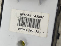 2015-2019 Hyundai Sonata Master Power Window Switch Replacement Driver Side Left Fits Fits 2015 2016 2017 2018 2019 OEM Used
