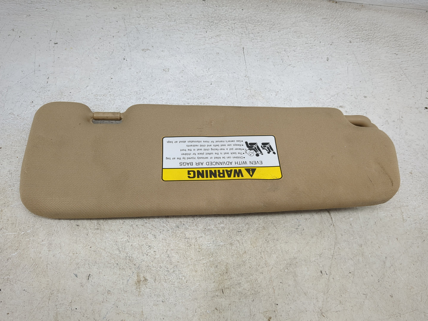 2011-2014 Hyundai Sonata Sun Visor Shade Replacement Driver Left Mirror Fits Fits 2011 2012 2013 2014 OEM Used Auto Parts - 