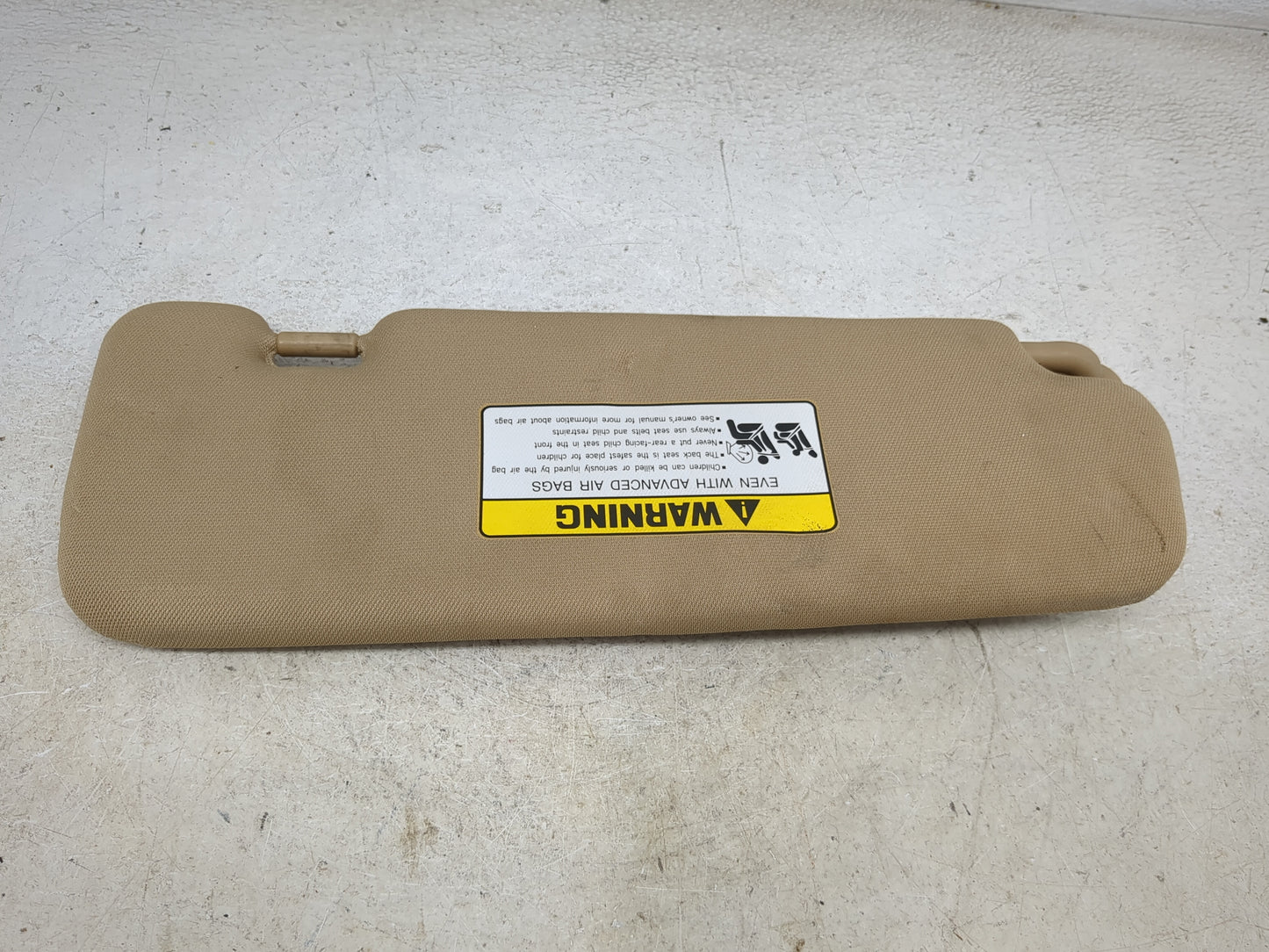 2011-2014 Hyundai Sonata Sun Visor Shade Replacement Driver Left Mirror Fits Fits 2011 2012 2013 2014 OEM Used Auto Parts - 