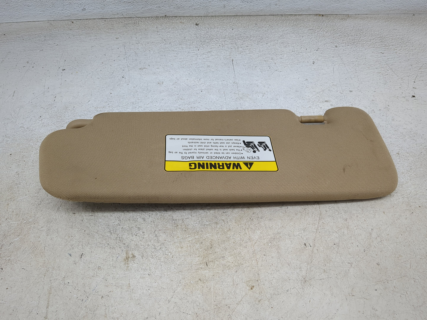 2011-2014 Hyundai Sonata Sun Visor Shade Replacement Passenger Right Mirror Fits Fits 2011 2012 2013 2014 OEM Used Auto Part