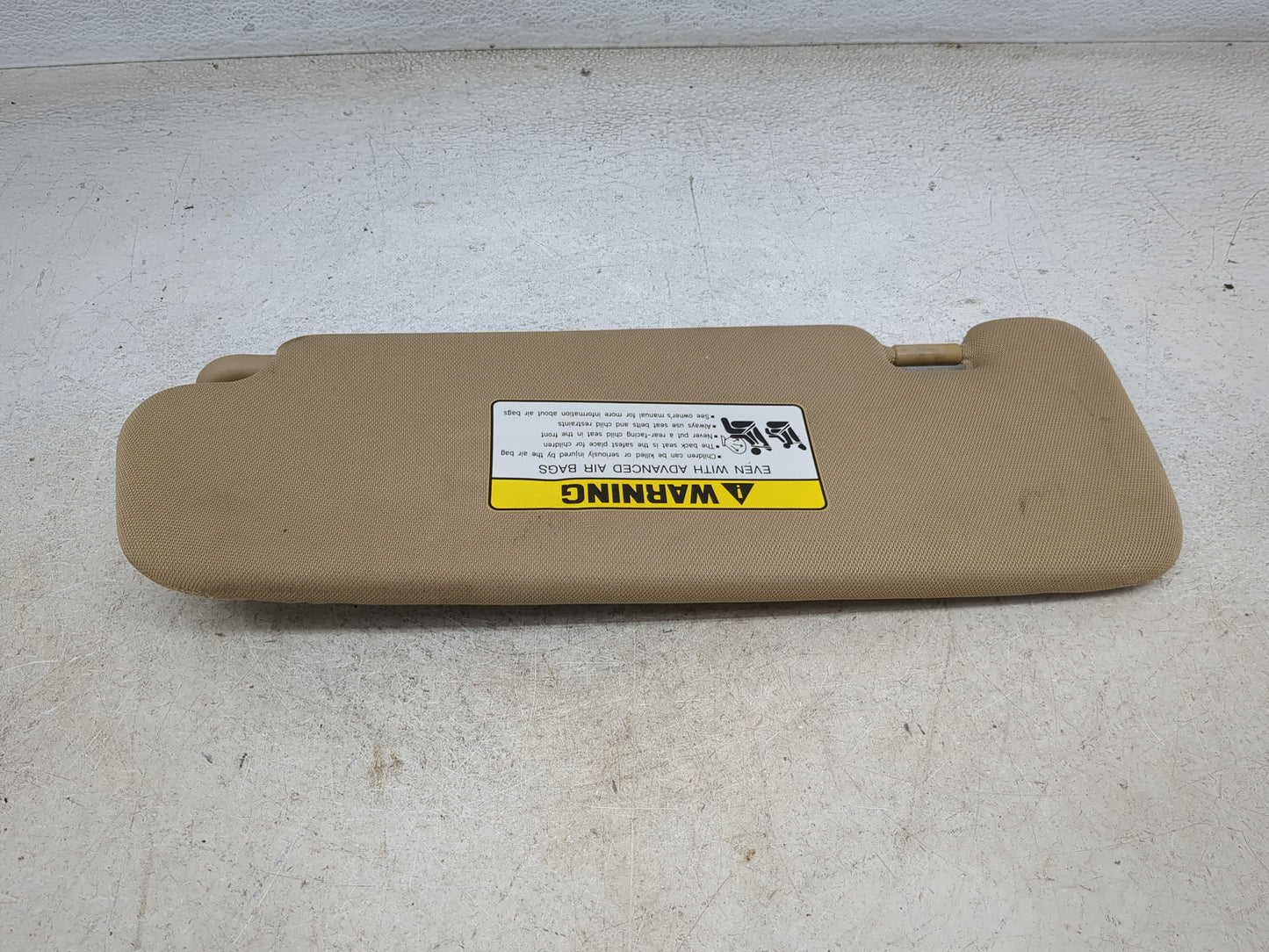 2011-2014 Hyundai Sonata Sun Visor Shade Replacement Passenger Right Mirror Fits Fits 2011 2012 2013 2014 OEM Used Auto Part